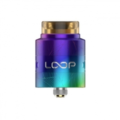 Authentic Loop V1.5 24mm RDA Rebuildable Dripping Atomizer w/ BF Pin - Rainbow