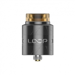 Authentic Loop V1.5 24mm RDA Rebuildable Dripping Atomizer w/ BF Pin - Gun Metal