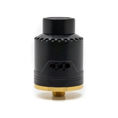 Authentic Asmodus Vice 24mm RDA Rebuildable Dripping Atomizer w/ BF Pin - Black