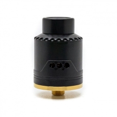 Authentic Asmodus Vice 24mm RDA Rebuildable Dripping Atomizer w/ BF Pin - Black
