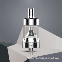 Authentic Auro Salt 22mm MTL Tank Clearomizer 2ml (1.8 Ohm/1.5 Ohm) - Silver