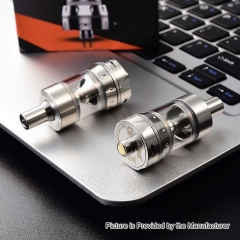 Authentic Auro Salt 22mm MTL Tank Clearomizer 2ml (1.8 Ohm/1.5 Ohm) - Silver