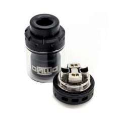 Authentic Asmodus Dawg 25mm RTA Rebuildable Tank Atomizer 3.2ml - Black