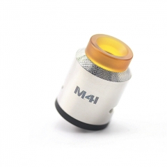 Authentic Rig Mods Model 41 25mm RDA Rebuildable Dripping Atomizer w/BF Pin - Silver