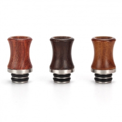 Authentic Coil Father Wood + Stainless Steel Hybrid 510 Drip Tip Random Grain 22mm 1pc