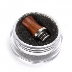 Authentic Coil Father Wood + Stainless Steel Hybrid 510 Drip Tip Random Grain 22mm 1pc