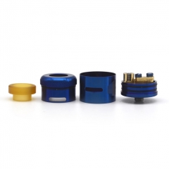 Mojia Car Style 25mm RDA Rebuildable Dripping Atomizer w/BF Pin - Blue