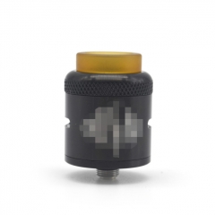 Mojia Car Style 25mm RDA Rebuildable Dripping Atomizer w/BF Pin -  Black