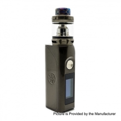 Authentic Asmodus Colossal 80W 25mm TC VW Box Mod + Wotofo Flow Pro Sub Ohm Tank Kit 5ml - Gun Metal