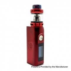Authentic Asmodus Colossal 80W 25mm TC VW Box Mod + Wotofo Flow Pro Sub Ohm Tank Kit 5ml - Red