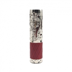 Pur Queen Style 18650/20700 Mechanical Mod 26mm - Silver Red