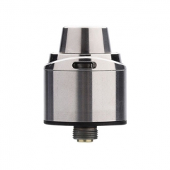 Authentic 5GVape Freedom 22mm 316SS RDA Rebuildable Dripping Atomizer w/ BF Pin - Silver