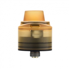 Authentic 5GVape Freedom 22mm 316SS RDA Rebuildable Dripping Atomizer w/ BF Pin - Yellow