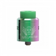 Authentic Ystar Wolverine 24mm RDA Rebuildable Dripping Atomizer w/BF Pin - Rainbow