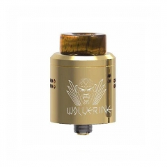 Authentic Ystar Wolverine 24mm RDA Rebuildable Dripping Atomizer w/BF Pin - Gold
