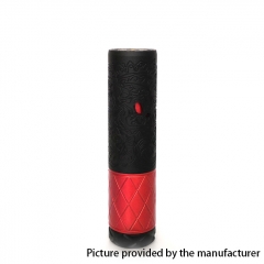 Pur King Style 18650/20700 Mechanical Mod 26mm - Black Red