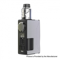 Authentic Hugsvape Surge 80W 18650/20700 TC VW Squonk Mod + Piper BF RDA Kit 24mm - Silver