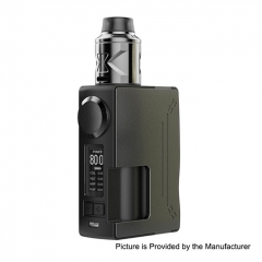 Authentic Hugsvape Surge 80W 18650/20700 TC VW Squonk Mod + Piper BF RDA Kit 24mm - Gray