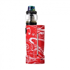 Authentic Vapor Storm ECO Mechanical Box Mod w/2ml(0.3ohm) Atomizer Kit - Red White