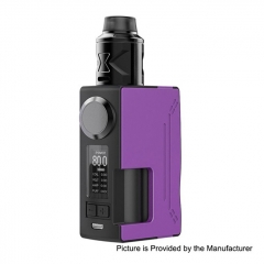 Authentic Hugsvape Surge 80W 18650/20700 TC VW Squonk Mod + Piper BF RDA Kit 24mm - Purple