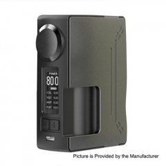 Authentic Hugsvape Surge 80W 18650/20700 TC VW Squonk Mod - Gray