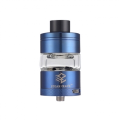 Authentic Steam Crave Glaz 31mm RTA Rebuildable Tank Atomizer 7ml - Blue