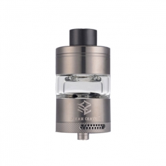 Authentic Steam Crave Glaz 31mm RTA Rebuildable Tank Atomizer 7ml - Gun Metal