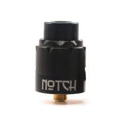 Authentic Advken Notch 22mm RDA Rebuildable Dripping Atomizer w/ BF Pin - Black