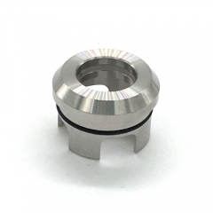 Ulton 810 Top Cap for Korina Atomizer (Shiny Mirror Version) - Silver