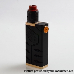 SOB Emperor Style 24mm Mechanical Box Mod + Outlaw Style RDA Kit (POM + Brass) - Black