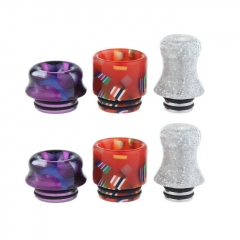 AOLVAPE Resin 810 + Stainless Steel 510 Drip Tip (6 Pieces)