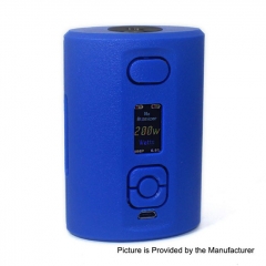 SXK Box Style 200W 18650/20700 VV VW Variable Wattage Squonk Box Mod w/7ml Bottle - Blue