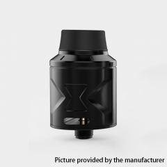 Authentic Hugsvape Piper 24mm RDA Rebuildable Dripping Atomizer w/ BF Pin - Black