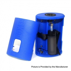 SXK Box Style 200W 18650/20700 VV VW Variable Wattage Squonk Box Mod w/7ml Bottle - Blue