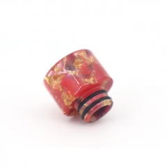 Replacement 510 Resin Drip Tip 2pcs - Orange Red