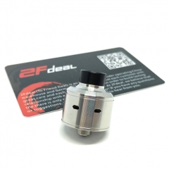 ULTON Citadel Style 22mm 316SS RDA Rebuildable Dripping Atomizer w/BF Pin - Silver