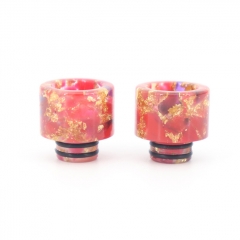 Replacement 510 Resin Drip Tip 2pcs - Orange Red
