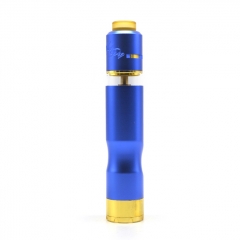 Mad Dog Style18650 Mechanical Mod + Mad Dog Style RDTA 7ml Atomizer Kit - Blue