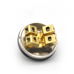 Yup Style 24mm RDA Rebuildable Dripping Atomizer w/BF Pin - Blue