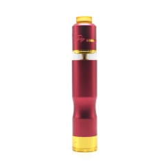 Mad Dog Style18650 Mechanical Mod + Mad Dog Style RDTA 7ml Atomizer Kit - Red