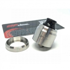 ULTON Typhoon BTD Wave Style 316SS 22mm RDA Rebuildable Dripping Atomizer w/BF Pin 1:1 - Silver