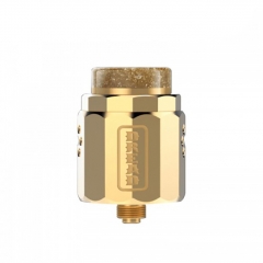 Authentic Damn Vape Dread 24mm RDA Rebuildable Dripping Atomizer w/BF Pin - Gold