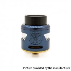 Authentic Asmodus Bunker 24.5mm RDA Rebuildable Dripping Atomzier w/ BF Pin - Blue