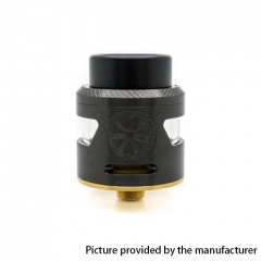 Authentic Asmodus Bunker 24.5mm RDA Rebuildable Dripping Atomzier w/ BF Pin - Black