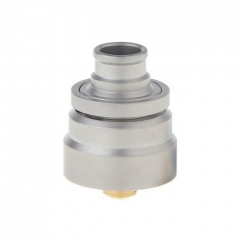 DDP Style 22mm 316SS RDA Rebuildable Dripping Atomizer - Silver