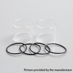 Authentic Steam Crave Replacement Tank Tube for Aromamizer Plus RDTA 10ml (2pcs)- Transparent