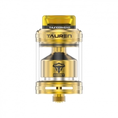Authentic Thunder Head Creations THC TAUREN 24mm RTA Rebuildable Tank Atomizer - Gold