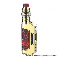 Authentic Talent Vape 1007 IOO7 117W 18650/20700/21700 VV/VW TC Temperature Control APV Box Mod+ Sub Ohm Tank Kit 25mm/6ml - Gold