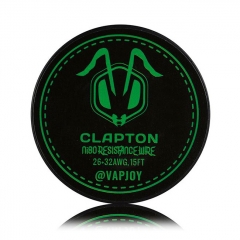Authentic VAPJOY CSJ012 Clapton NI80 Heating Resistance Wire 26+32AWG - 15 Feet