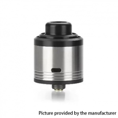 Authentic Gas Mods G.R.1 GR1 Pro 24mm RDA Rebuildable Dripping Atomizer w/ BF Pin - Silver